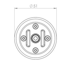 SP CONNECT Connect Anti Vibration Module Chrome click to zoom image