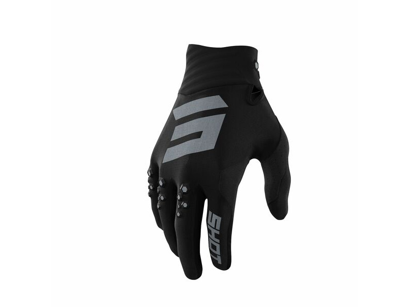 SHOT 2022 Contact Gloves Contact Black click to zoom image