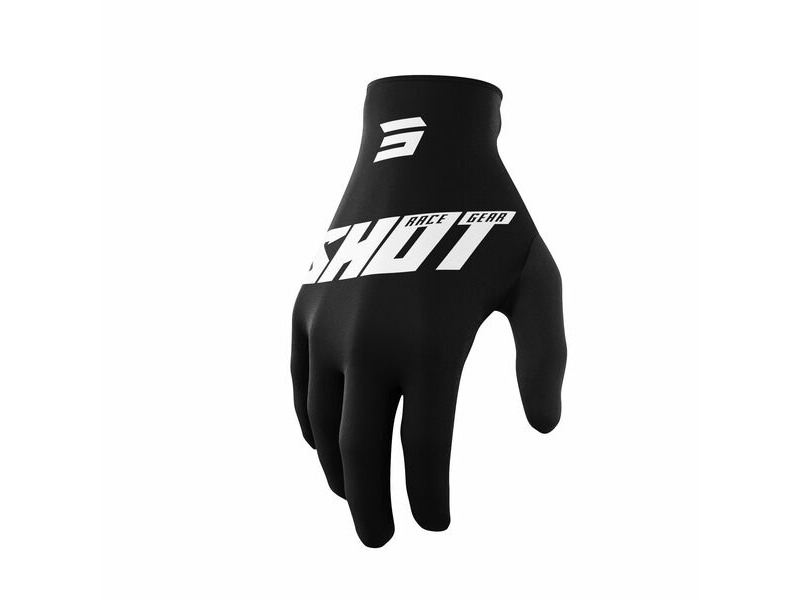 SHOT 2022 Raw Gloves Burst Black click to zoom image