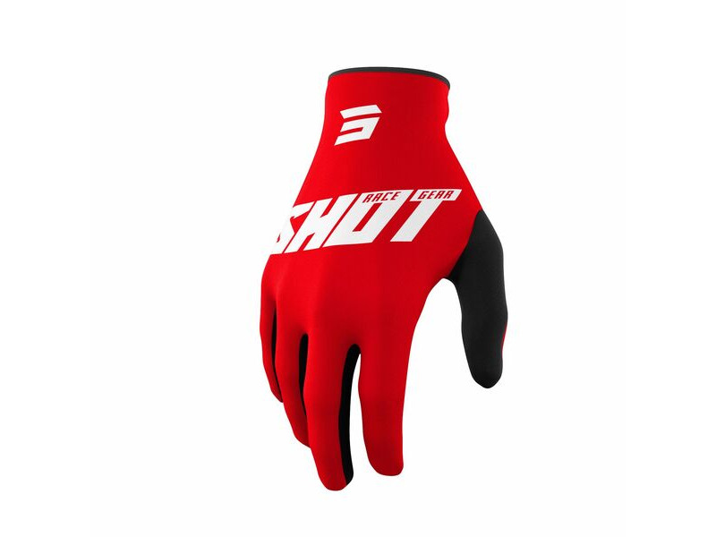 SHOT 2022 Raw Gloves Burst Red click to zoom image