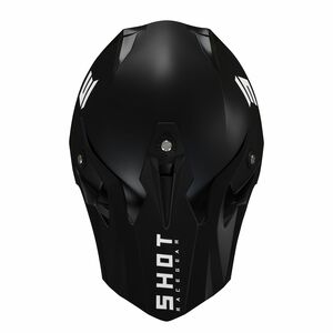 SHOT MX Helmet Pulse Solid Black Glossy click to zoom image