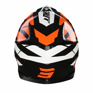 SHOT MX Helmet Pulse Revenge Navy Orange Neon Yellow Glossy click to zoom image