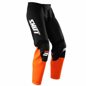 SHOT 2022 Raw MX Pants - Burst Orange (Youth) click to zoom image