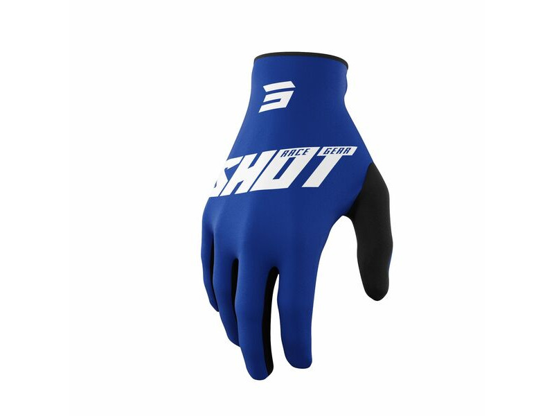 SHOT Raw Gloves Burst Blue click to zoom image