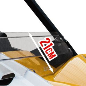 XRW RACING PARTS WIND DEFLECTOR 21CM click to zoom image