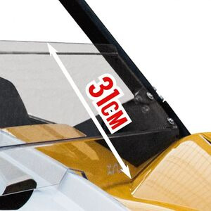 XRW RACING PARTS WIND DEFLECTOR 31CM click to zoom image