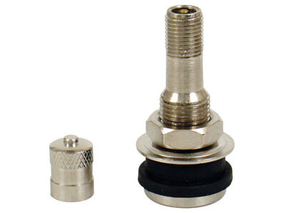 WELDTITE VALVE - TUBELESS (05030) 11.5mm straight chrome