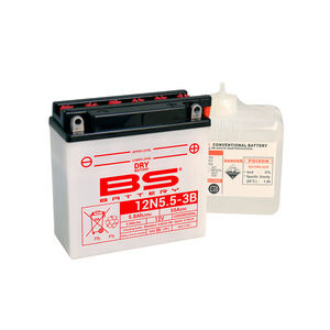 BS BATTERIES 12N5.5-3B (DC) Combi-Pack Dry Battery 