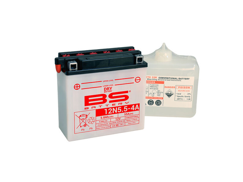 BS BATTERIES 12N5.5-4A (DC) Combi-Pack Dry Battery click to zoom image