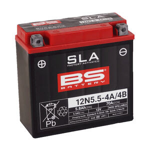BS BATTERIES 12N5.5-4A SLA (12N5.5-4A/4B SLA) (WC) Factory Activated Battery 