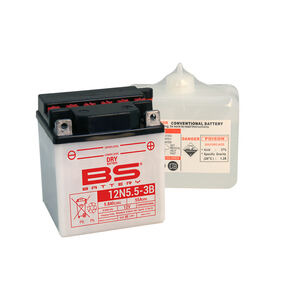 BS BATTERIES 12N5.5A-3B (DC) Combi-Pack Dry Battery 