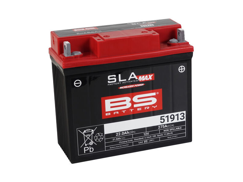 BS BATTERIES 51913 SLA (WC) Factory Activated Battery click to zoom image