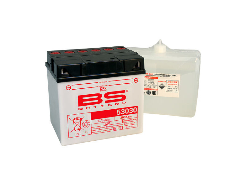 BS BATTERIES 53030 (B60-N30L-A) (DC) Combi-Pack Dry Battery click to zoom image