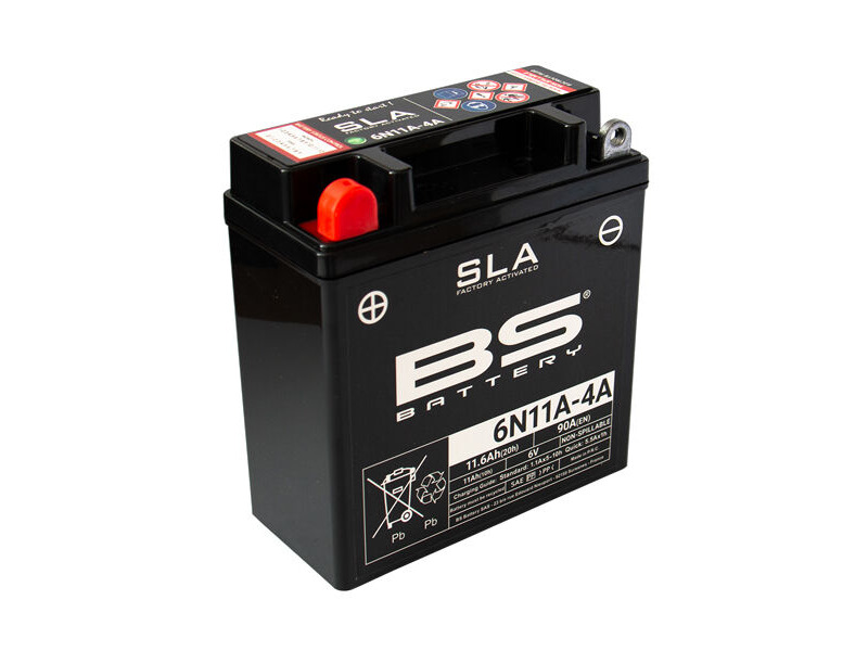 BS BATTERIES 6N11A-4A SLA (WC) Factory Activated Battery click to zoom image