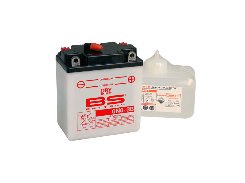 BS BATTERIES 6N6-3B (DC) Combi-Pack Dry Battery click to zoom image