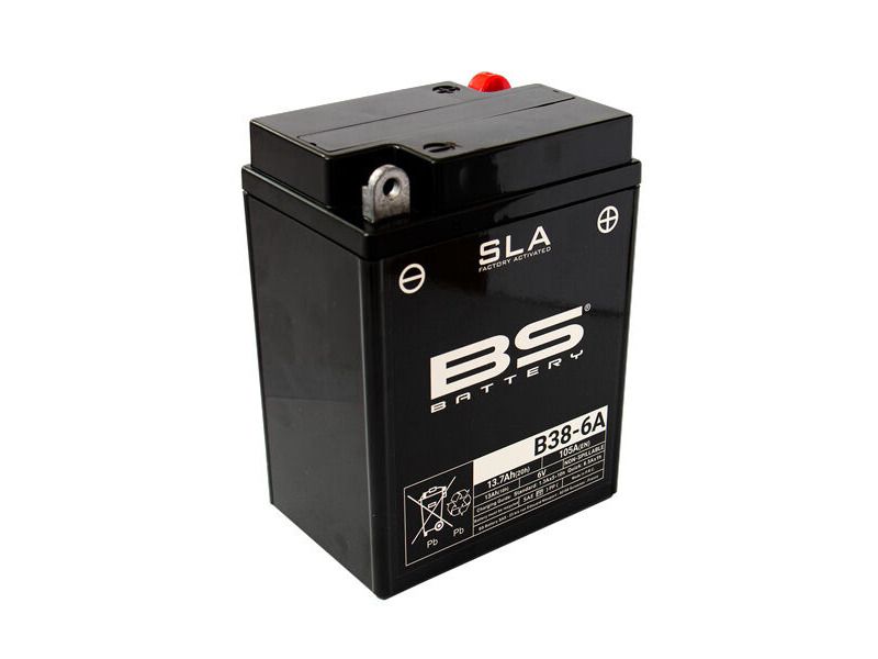BS BATTERIES B38-6A SLA (WC) Factory Activated Battery click to zoom image