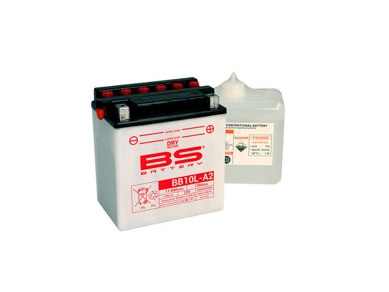 BS BATTERIES BB10L-A2 (12N10-3A) (DC) Combi-Pack Dry Battery click to zoom image