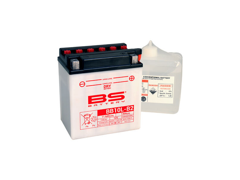 BS BATTERIES BB10L-B2 (12N10-3B) (DC) Combi-Pack Dry Battery click to zoom image