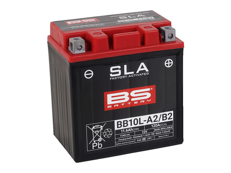 BS BATTERIES BB10L-A2/B2 SLA (WC) Factory Activated Battery click to zoom image