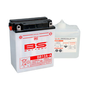 BS BATTERIES BB12A-A (12N12A-4A-1) (DC) Combi-Pack Dry Battery 