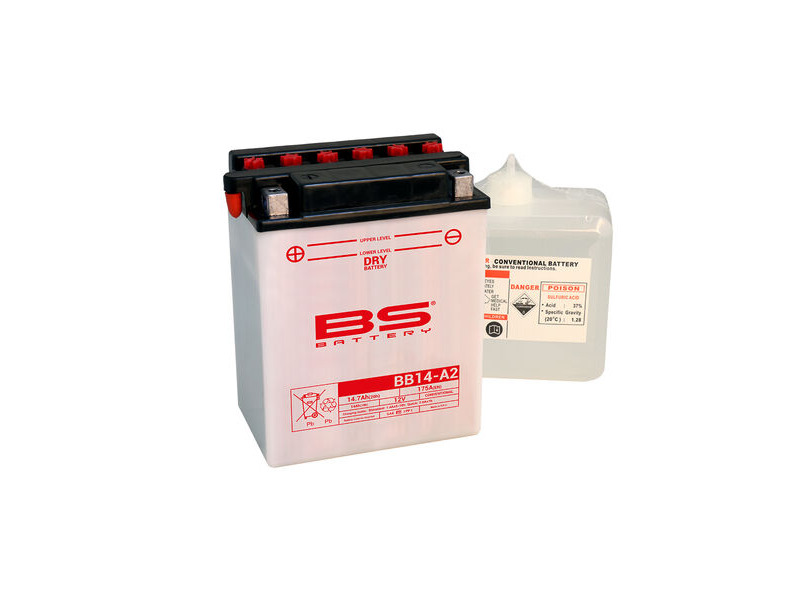 BS BATTERIES BB14-A2 (12N14-4A) (DC) Combi-Pack Dry Battery click to zoom image