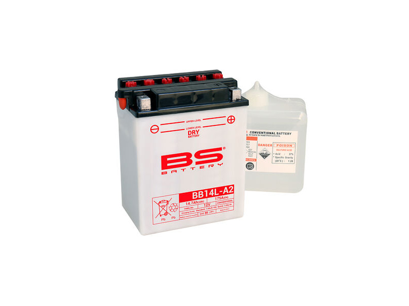BS BATTERIES BB14L-A2 (12N14-3A) (DC) Combi-Pack Dry Battery click to zoom image