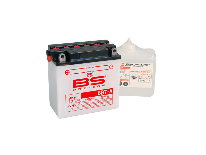 BS BATTERIES BB7-A (12N7-4A) (DC) Combi-Pack Dry Battery click to zoom image