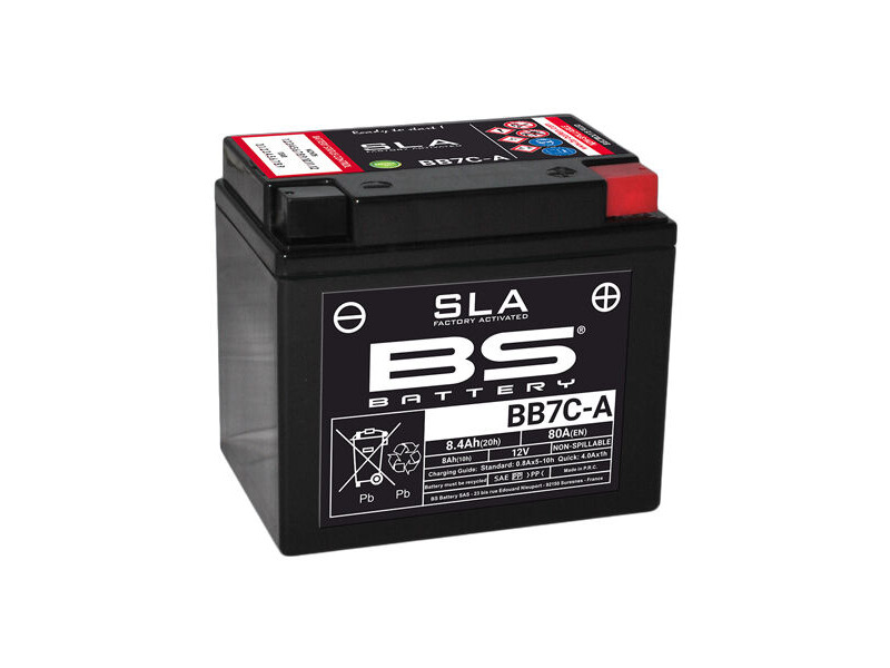 BS BATTERIES BB7C-A SLA (WC) Factory Activated Battery click to zoom image