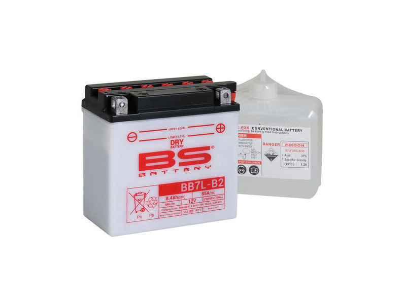 BS BATTERIES BB7L-B2 (12N7-3B) (DC) Combi-Pack Dry Battery click to zoom image