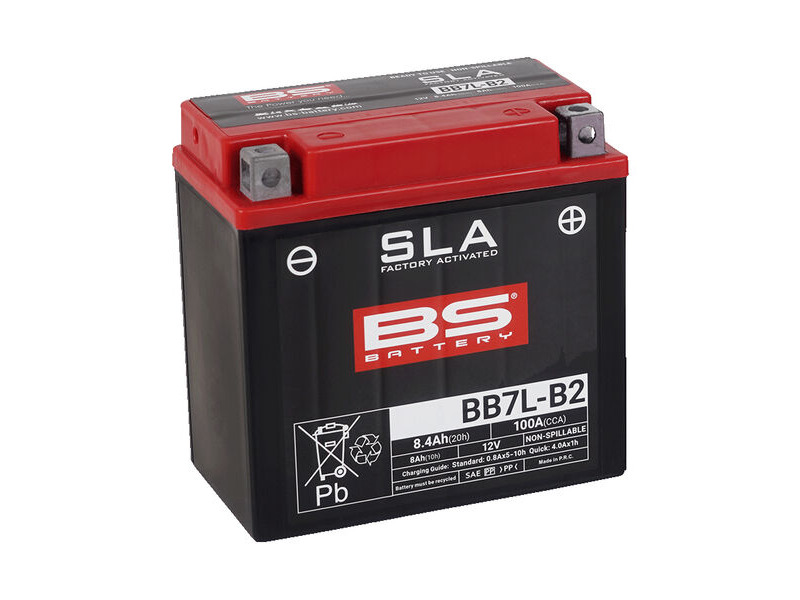 BS BATTERIES BB7L-B2 SLA (WC) Factory Activated Battery click to zoom image
