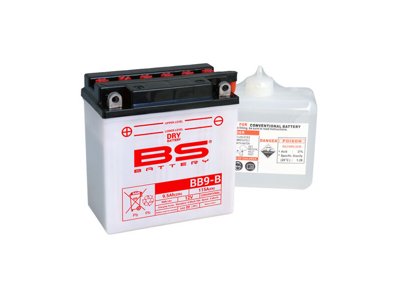 BS BATTERIES BB9-B (12N9-4B-1) (DC) Combi-Pack Dry Battery click to zoom image