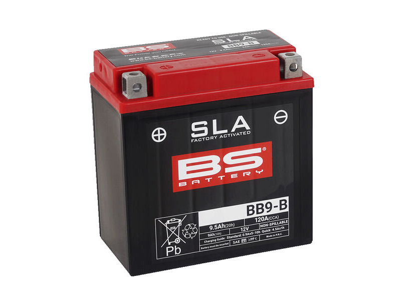 BS BATTERIES BB9-B SLA (WC) Factory Activated Battery click to zoom image