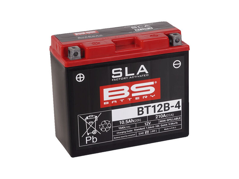 BS BATTERIES BT12B-4 SLA (WC) Factory Activated Battery click to zoom image