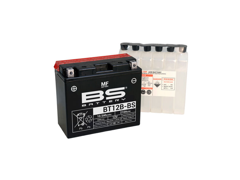 BS BATTERIES BT12B-(CP) Combi-Pack MF Battery click to zoom image