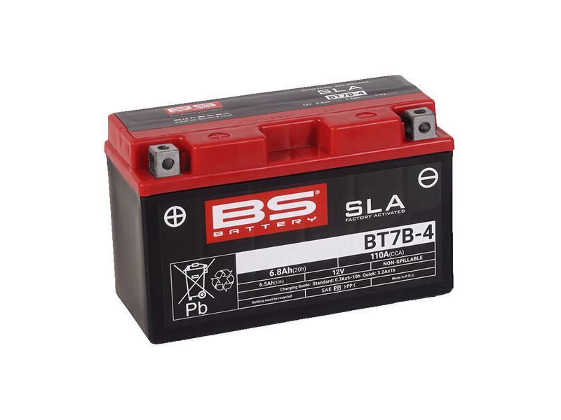 BS BATTERIES BT7B-4 SLA (WC) Factory Activated Battery click to zoom image