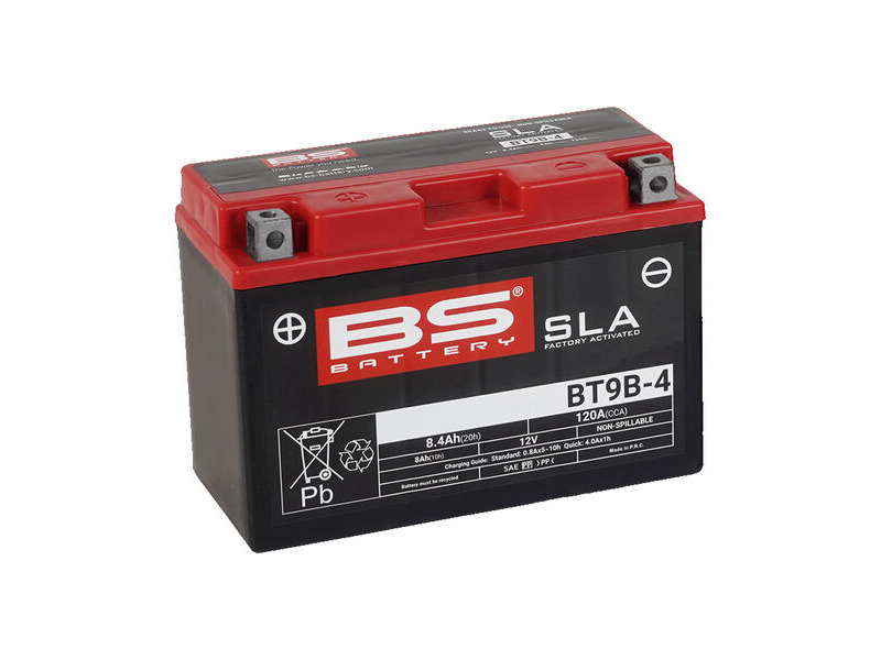 BS BATTERIES BT9B-4 SLA (WC) Factory Activated Battery click to zoom image