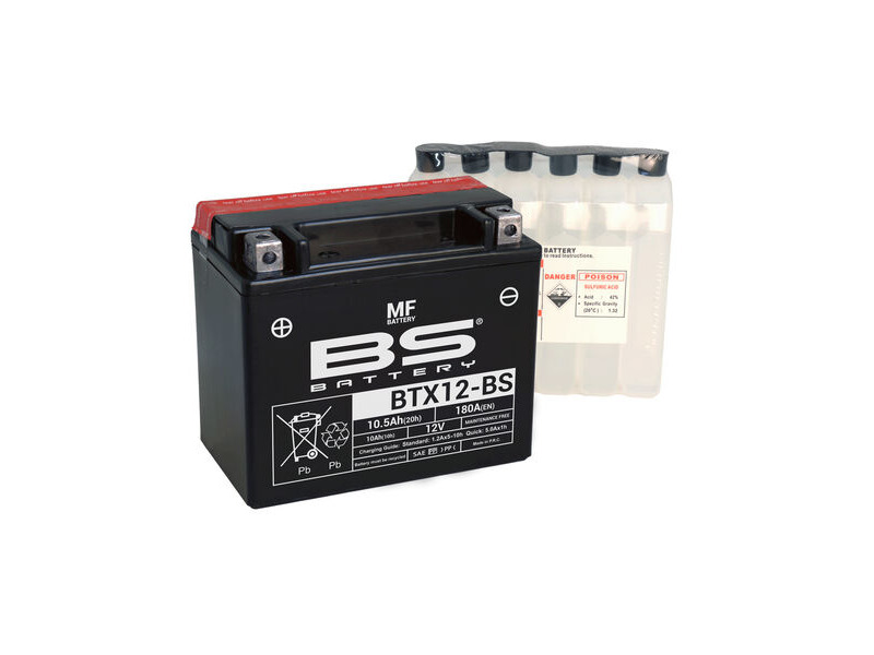 BS BATTERIES BTX12-(CP) Combi-Pack MF Battery click to zoom image
