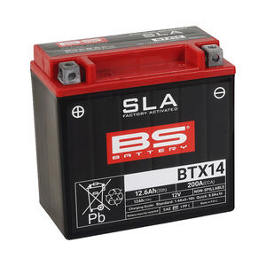 BS BATTERIES BTX14 SLA (WC) Factory Activated Battery 