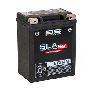 BS BATTERIES BTX14AH SLA Max (WC) Factory Activated Battery 