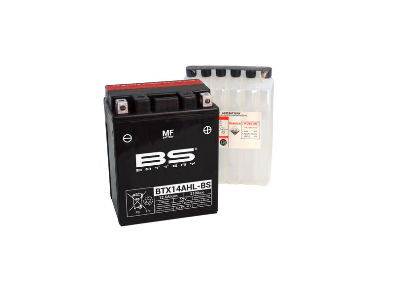 BS BATTERIES BTX14AHL-(CP) Combi-Pack MF Battery click to zoom image
