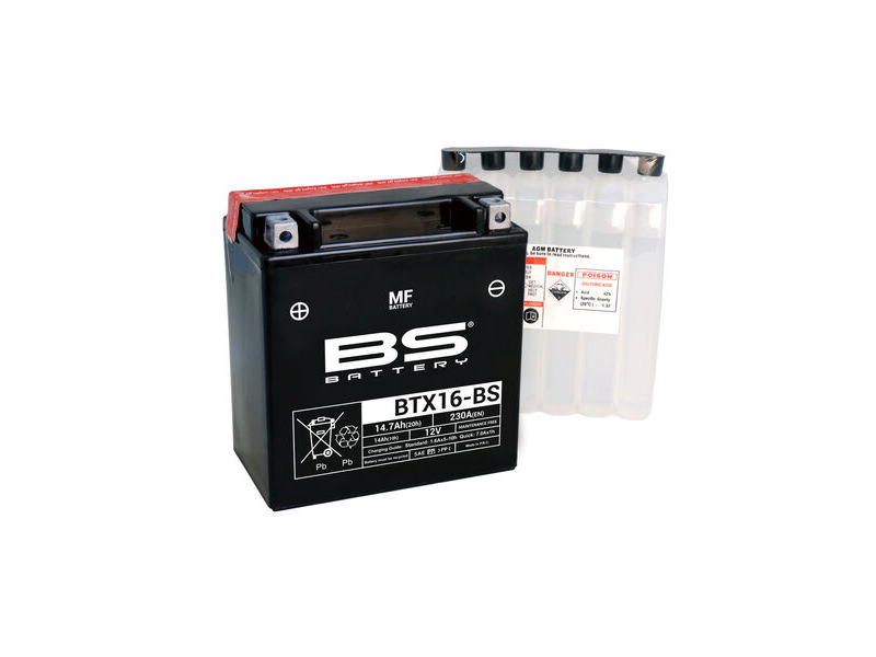 BS BATTERIES BTX16-(CP) Combi-Pack MF Battery click to zoom image