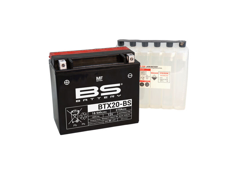 BS BATTERIES BTX20-(CP) Combi-Pack MF Battery click to zoom image