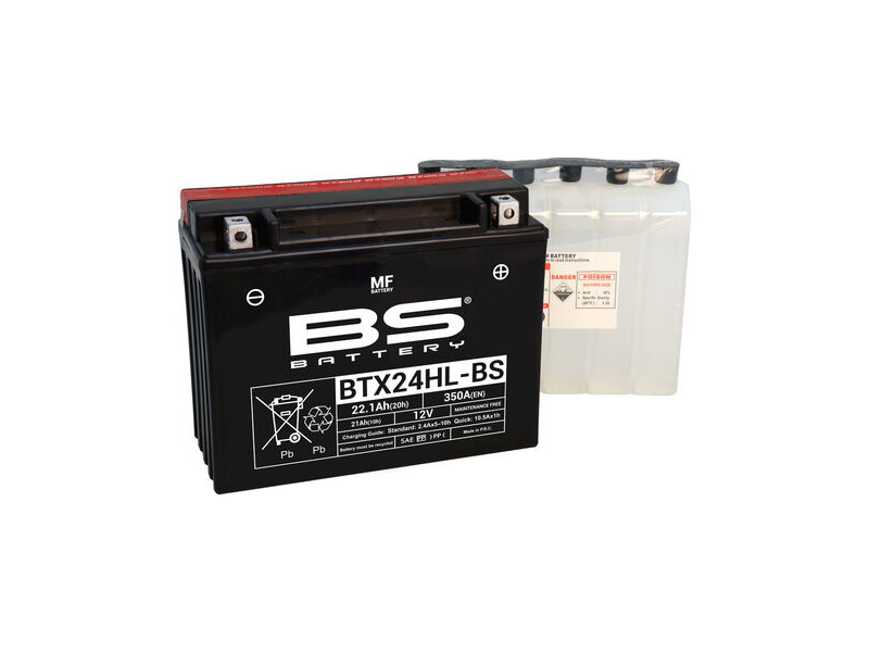 BS BATTERIES BTX24HL-(CP) Combi-Pack MF Battery click to zoom image