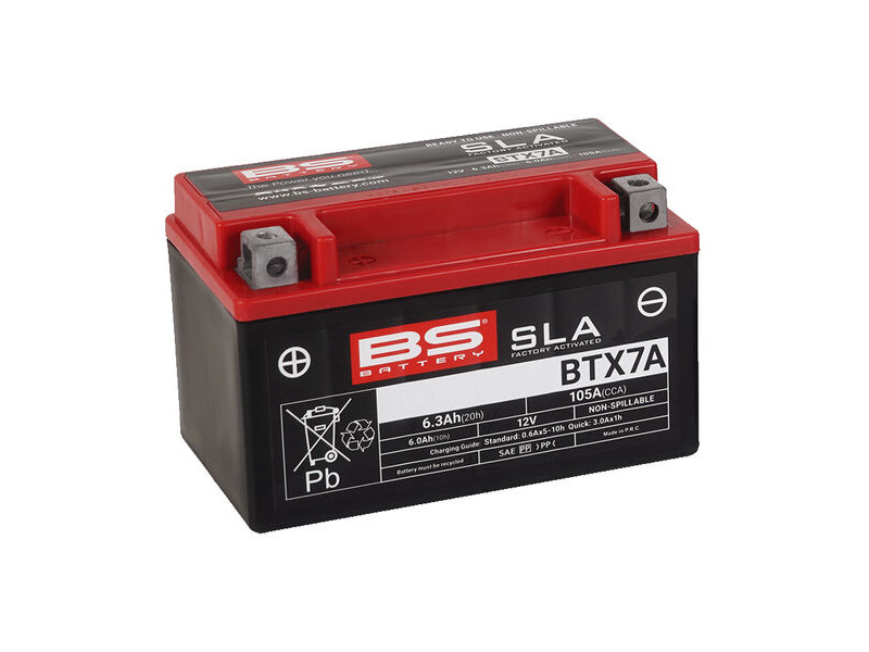 BS BATTERIES BTX7A SLA (WC) Factory Activated Battery click to zoom image