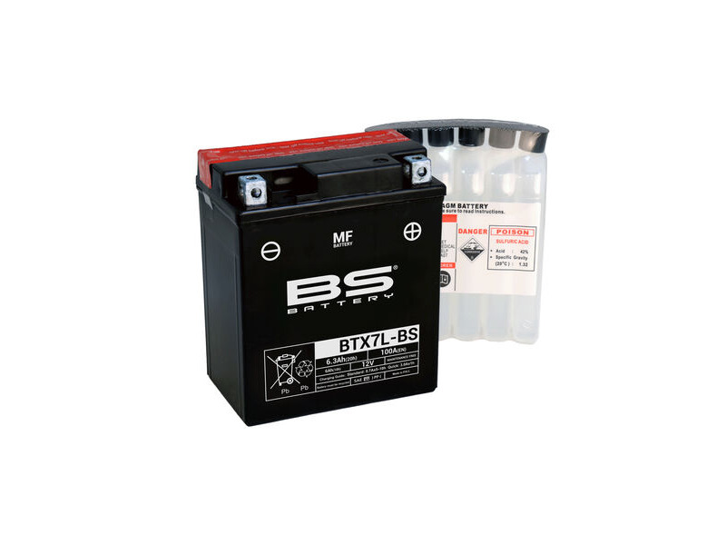 BS BATTERIES BTX7L-(CP) Combi-Pack MF Battery click to zoom image