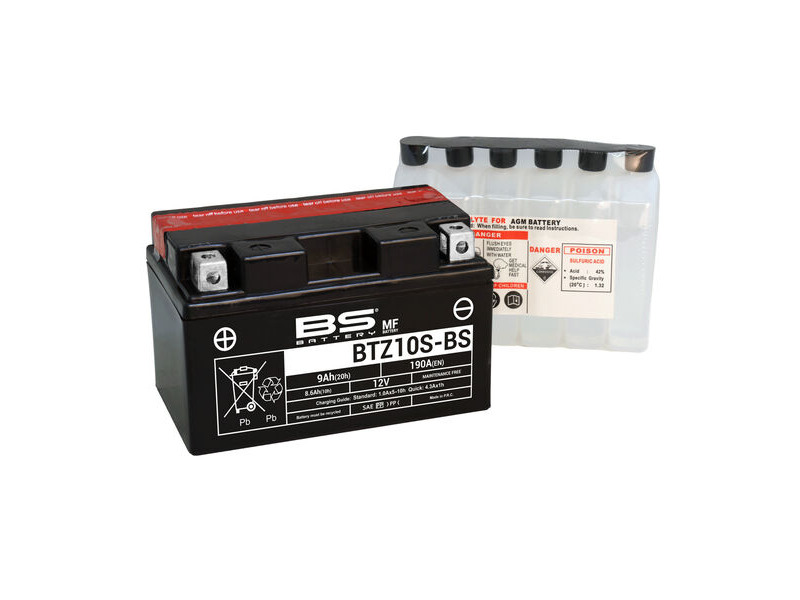BS BATTERIES BTZ10S-(CP) Combi-Pack MF Battery click to zoom image