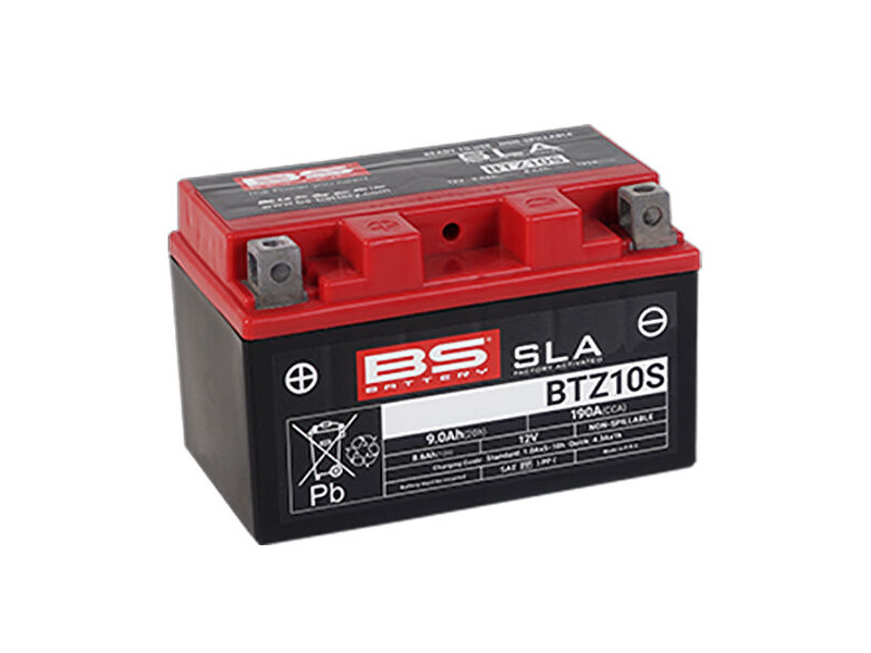 BS BATTERIES BTZ10S SLA (WC) Factory Activated Battery click to zoom image