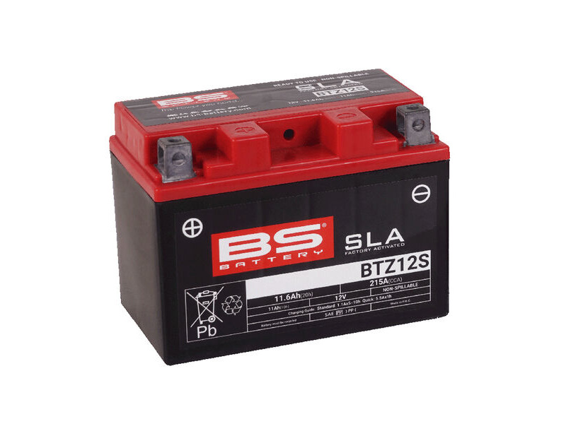 BS BATTERIES BTZ12S SLA (WC) Factory Activated Battery click to zoom image