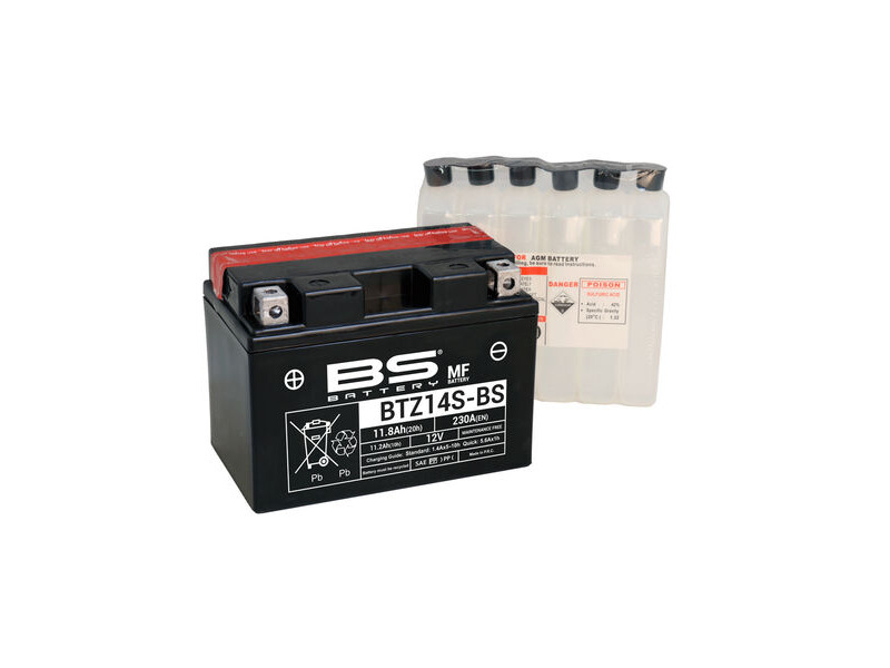 BS BATTERIES BTZ14S-(CP) Combi-Pack MF Battery click to zoom image