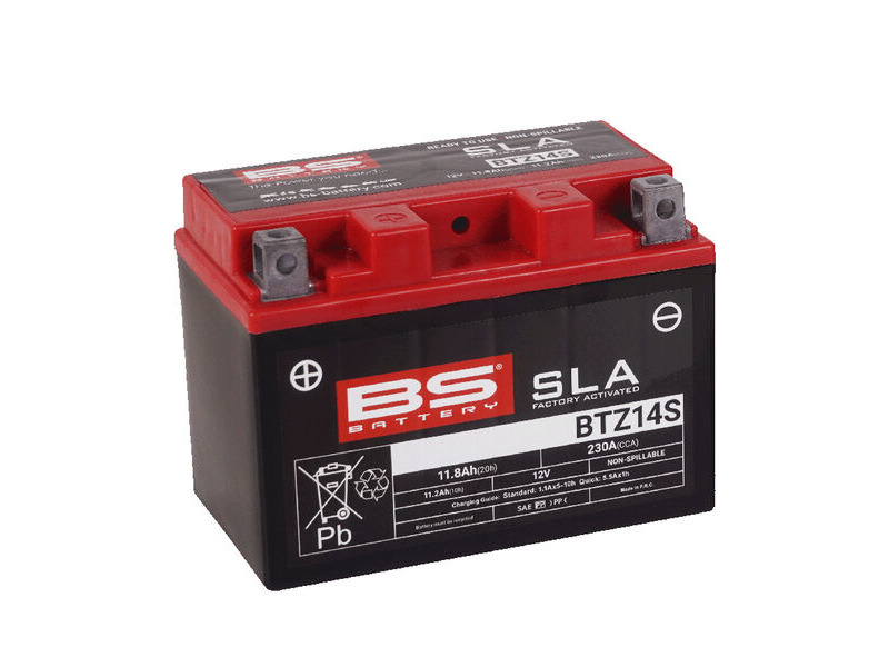 BS BATTERIES BTZ14S SLA (WC) Factory Activated Battery click to zoom image